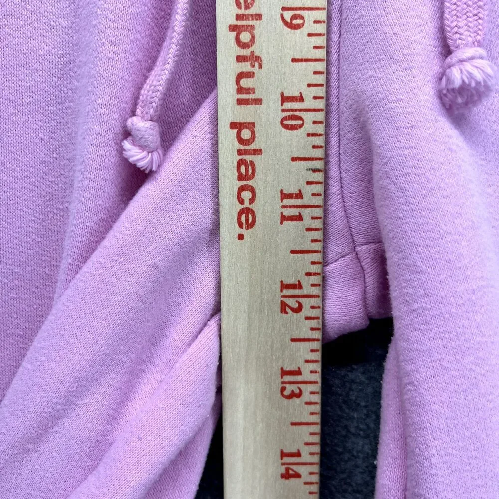 Gilly Hicks Sweatpants Womens XS Pink‎ Wide Leg High Rise Pull On Drawstrings - Picture 11 of 16